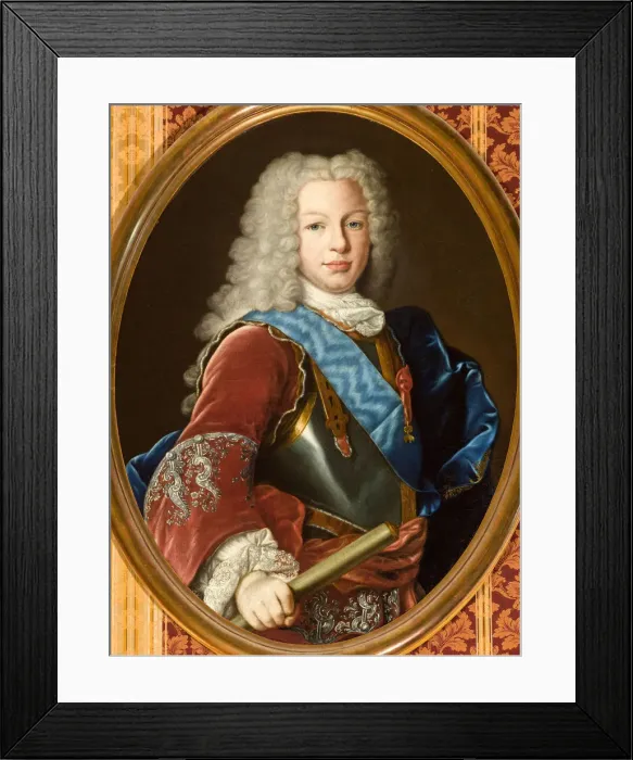 Framed Print : Portrait of Ferdinand VI of Spain (1713-1759) Framed Print : Portrait of Ferdinand VI of Spain (1713-1759)