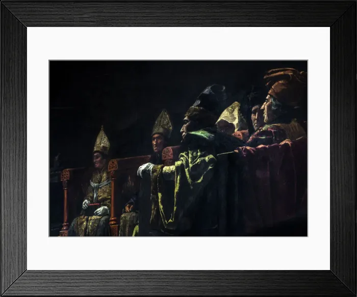 Framed Print : The Compromise of Caspe Framed Print : The Compromise of Caspe