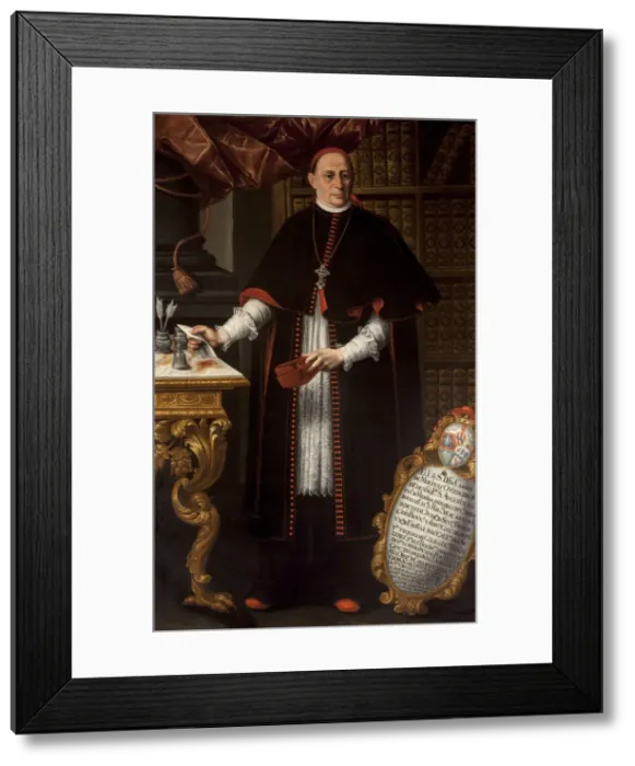 Framed Print : Portrait of cardinal Gaspar de Molina y Oviedo (1679-1744) Framed Print : Portrait of cardinal Gaspar de Molina y Oviedo (1679-1744)