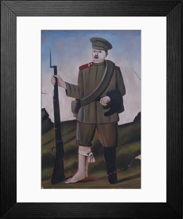Framed Print : Wounded Soldier Framed Print : Wounded Soldier