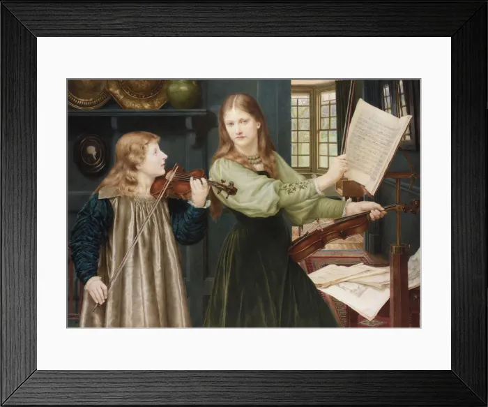 Framed Print : Duet. Private Collection Framed Print : Duet. Private Collection
