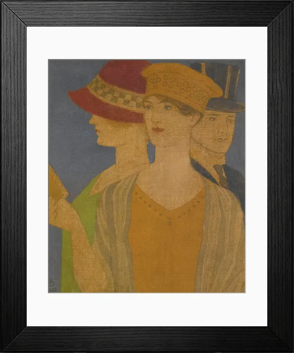 Framed Print : Visitors of an exhibition Framed Print : Visitors of an exhibition