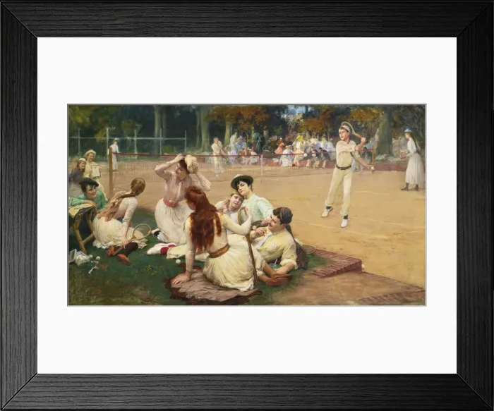 Framed Print : Lawn Tennis Club