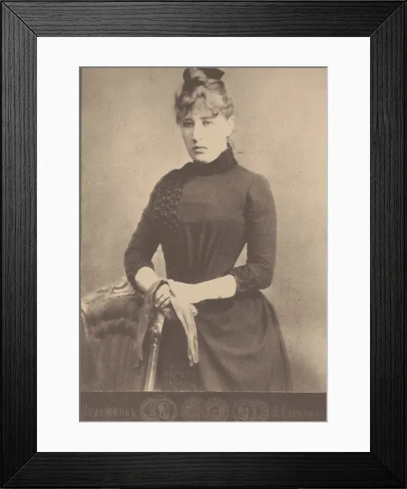 Framed Print : Nadezhda Petrovna Lamanova (1861-1941) Framed Print : Nadezhda Petrovna Lamanova (1861-1941)
