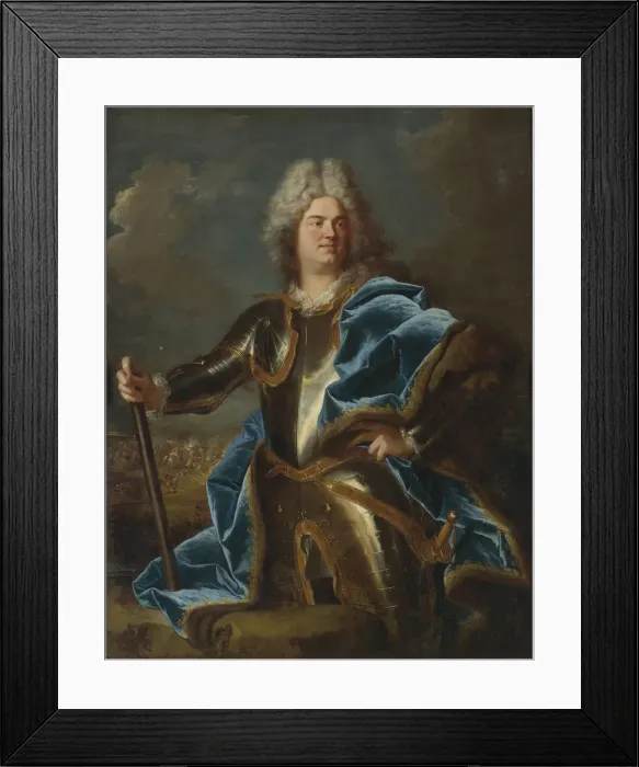 Framed Print : Portrait of Marshal General Claude-Louis-Hector de Villars (1653-1734) Framed Print : Portrait of Marshal General Claude-Louis-Hector de Villars (1653-1734)
