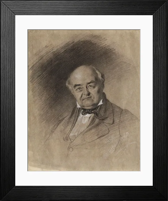 Framed Print : Mikhail Semyonovich Shchepkin (1788-1863) Framed Print : Mikhail Semyonovich Shchepkin (1788-1863)