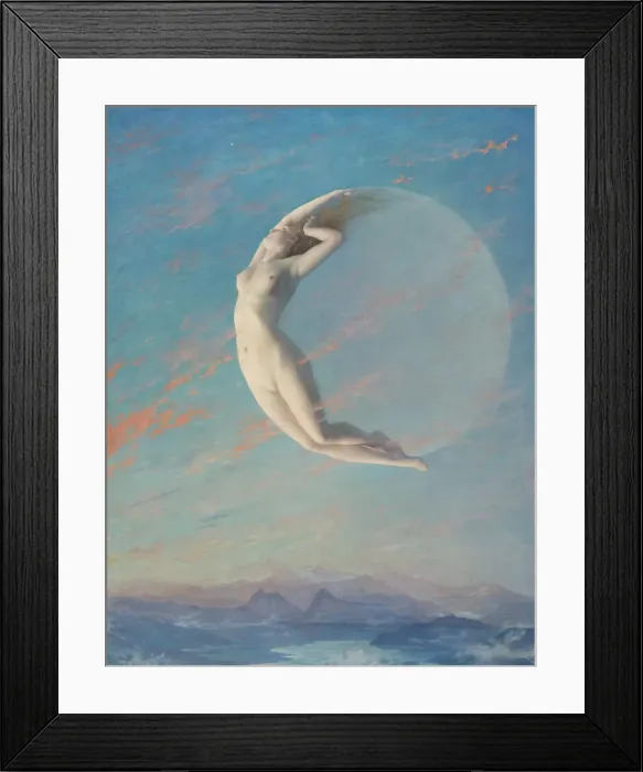 Framed Print : Selene. Private Collection Framed Print : Selene. Private Collection