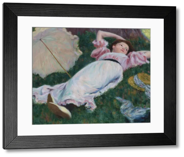 Framed Print : Reclining woman Framed Print : Reclining woman