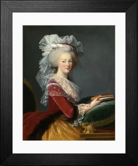 Framed Print : Marie Antoinette with a book Framed Print : Marie Antoinette with a book