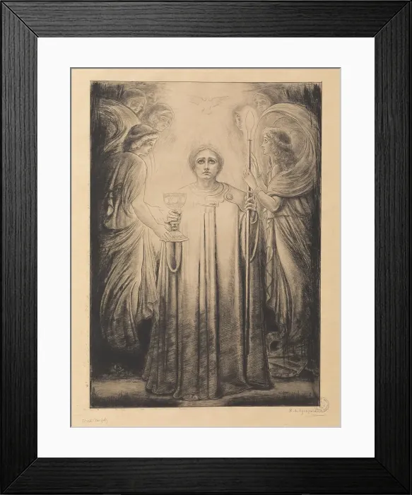 Framed Print : Titurel. Found in the Collection of Museo del Prado, Madrid