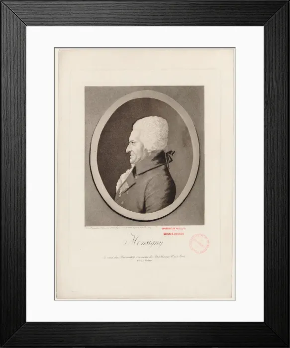 Framed Print : Portrait of the composer Pierre-Alexandre Monsigny (1729-1817) Framed Print : Portrait of the composer Pierre-Alexandre Monsigny (1729-1817)