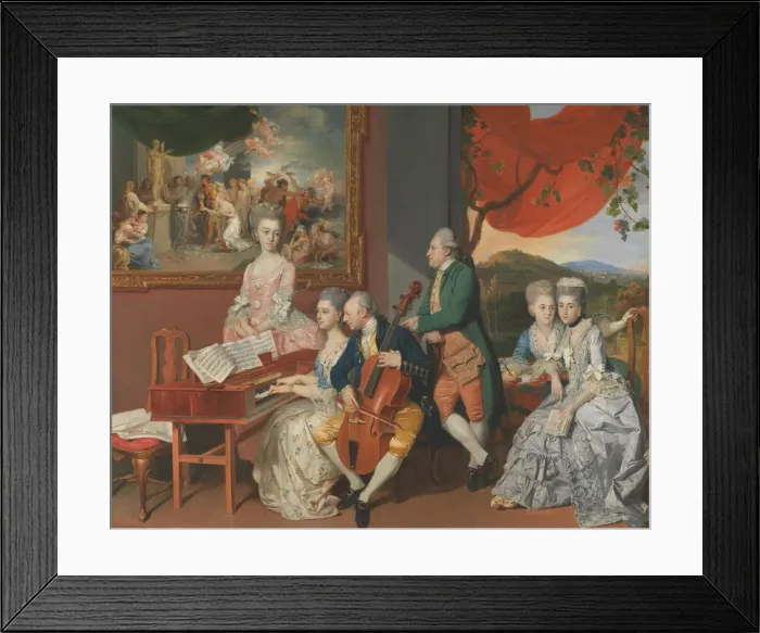 Framed Print : The Gore Family with George, Third Earl Cowper Framed Print : The Gore Family with George, Third Earl Cowper