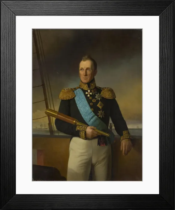 Framed Print : Portrait of Admiral Aleksey Samuilovich Greig (1775-1845) Framed Print : Portrait of Admiral Aleksey Samuilovich Greig (1775-1845)