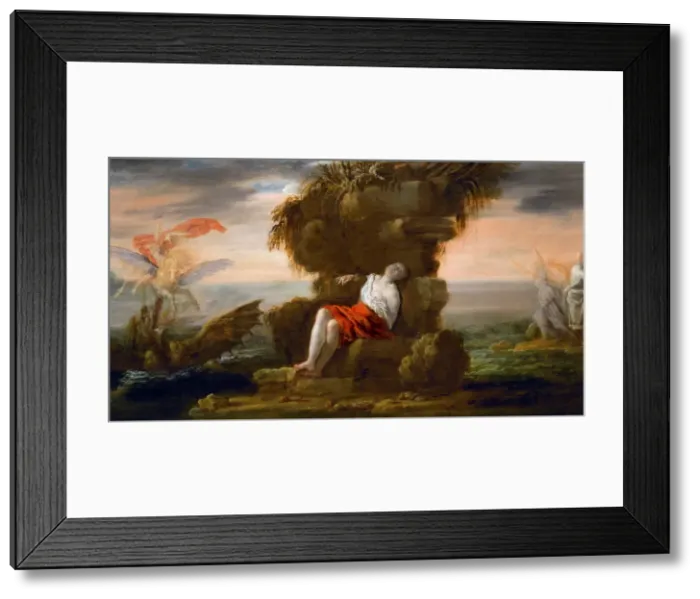 Framed Print : Perseus Freeing Andromeda Framed Print : Perseus Freeing Andromeda