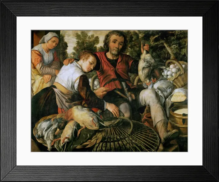 Framed Print : Market scene Framed Print : Market scene