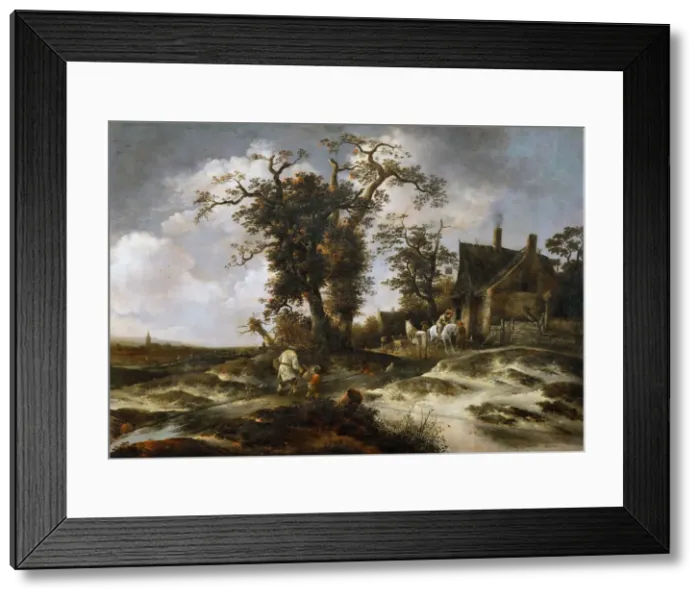 Framed Print : The inn at the edge of the dunes Framed Print : The inn at the edge of the dunes
