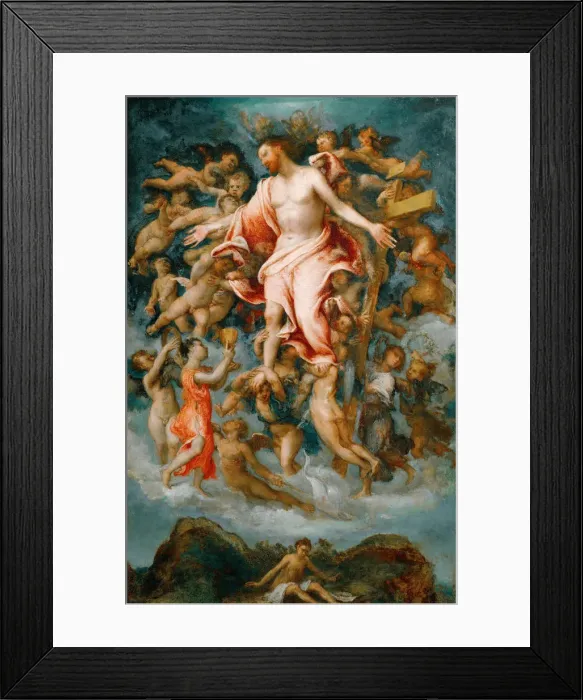 Framed Print : Christ donating his blood Framed Print : Christ donating his blood