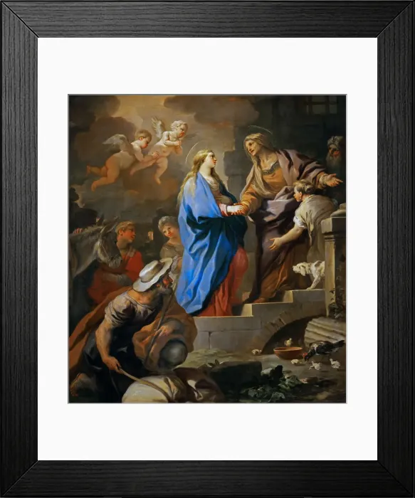 Framed Print : The Visitation Framed Print : The Visitation