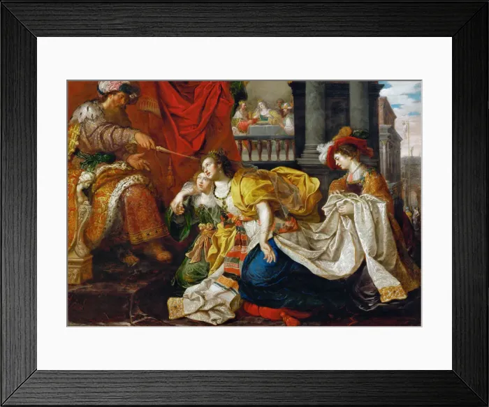 Framed Print : Esther before Ahasuerus