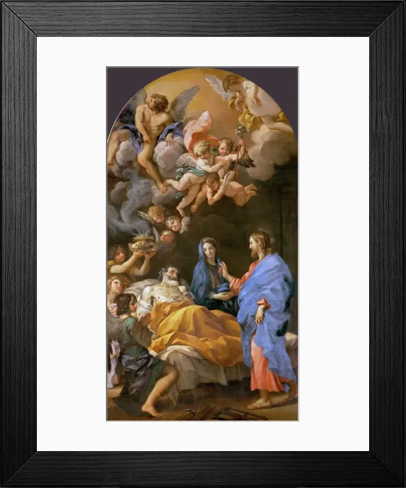 Framed Print : Death of Saint Joseph Framed Print : Death of Saint Joseph