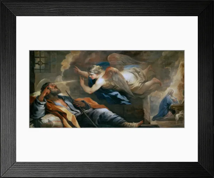 Framed Print : The Dream of St. Joseph Framed Print : The Dream of St. Joseph