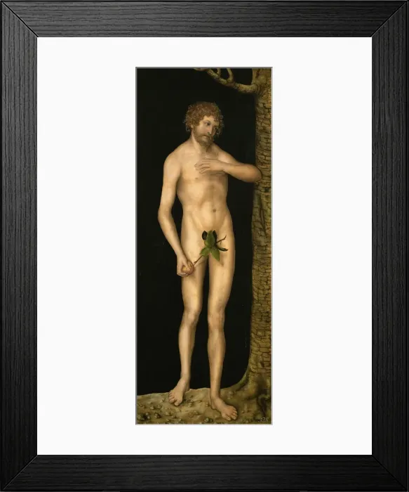 Framed Print : The Fall of Man: Adam