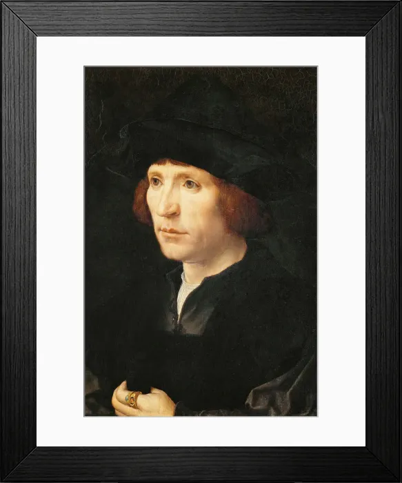 Framed Print : Portrait of a Man Framed Print : Portrait of a Man
