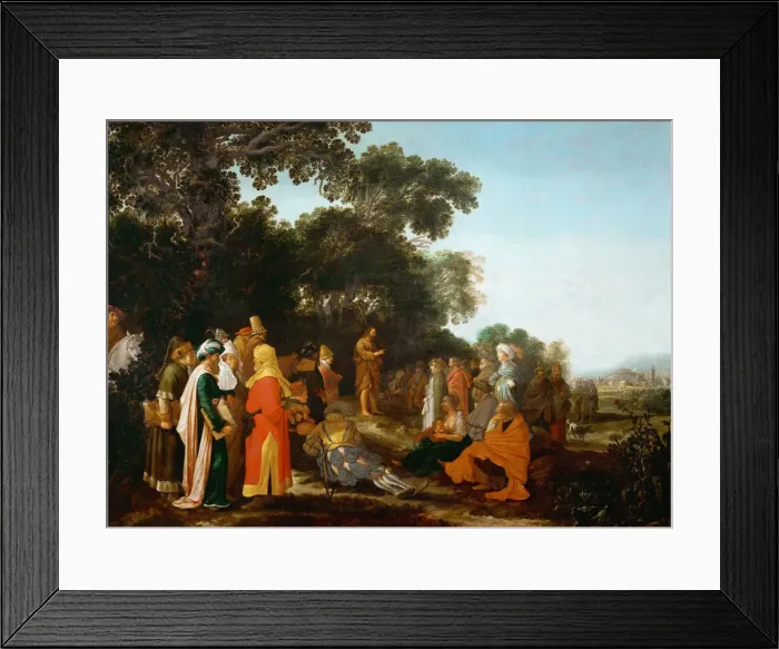 Framed Print : The Preaching of Saint John the Baptist Framed Print : The Preaching of Saint John the Baptist