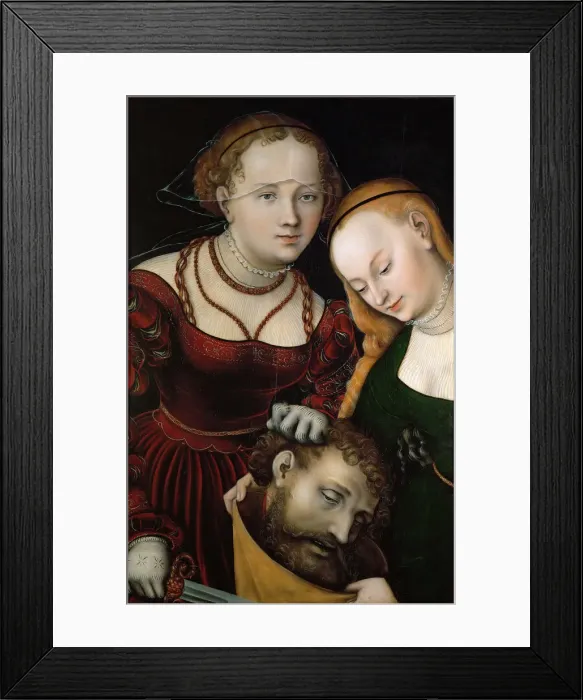Framed Print : Judith and her Maid with the Head of Holofernes Framed Print : Judith and her Maid with the Head of Holofernes