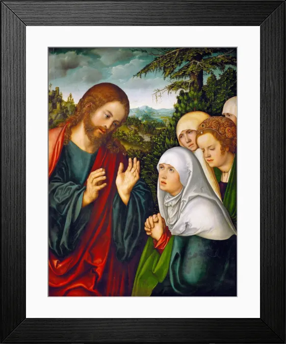 Framed Print : Christs farewell to the holy women Framed Print : Christs farewell to the holy women