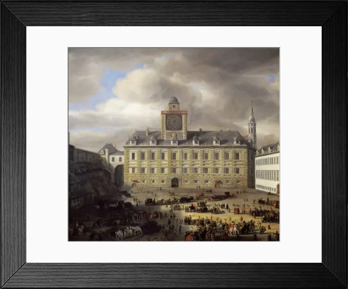 Framed Print : Main square inside the Imperial castle in Vienna Framed Print : Main square inside the Imperial castle in Vienna