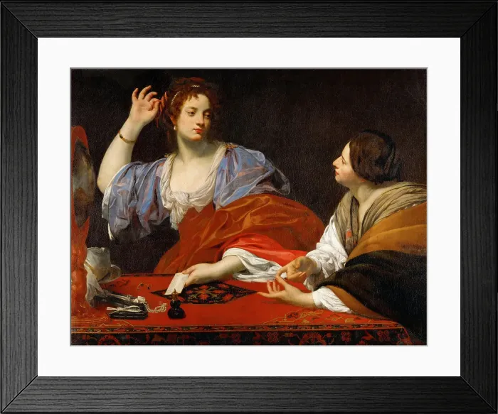 Framed Print : Martha Blames her Vain Sister Mary Magdalene Framed Print : Martha Blames her Vain Sister Mary Magdalene