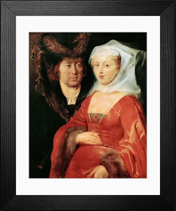 Framed Print : Ansegisus and Saint Begga Framed Print : Ansegisus and Saint Begga