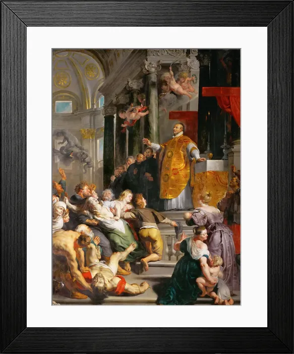 Framed Print : The Wonder of Saint Ignatius of Loyola Framed Print : The Wonder of Saint Ignatius of Loyola