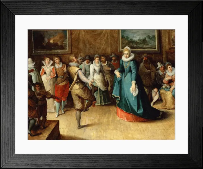 Framed Print : Dance society