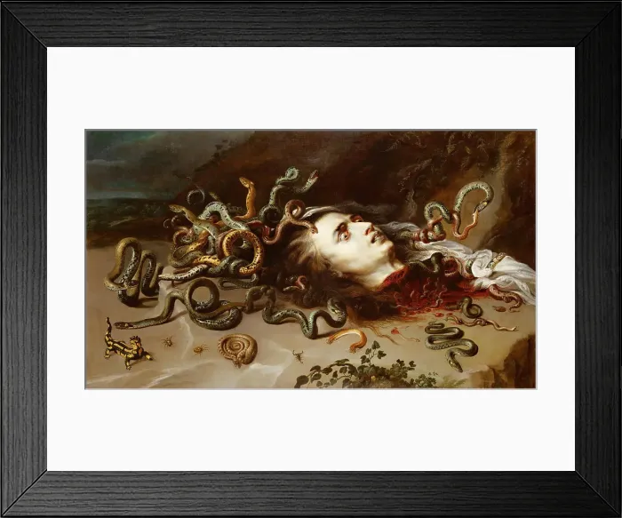 Framed Print : Head of Medusa Framed Print : Head of Medusa