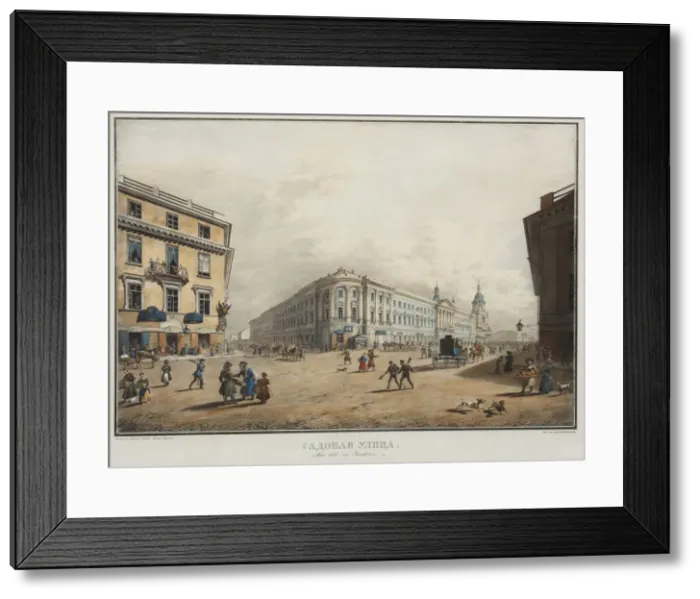 Framed Print : View of Sadovaya Street in Saint Petersburg Framed Print : View of Sadovaya Street in Saint Petersburg