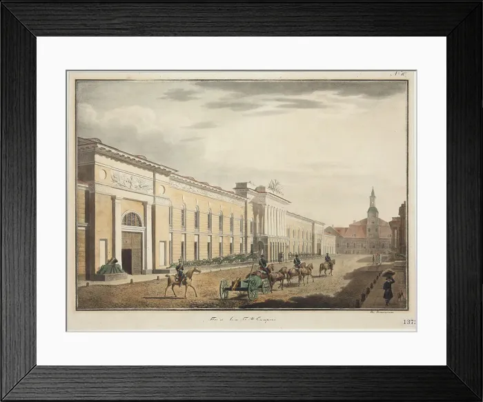 Framed Print : View of the New Arsenal on Liteyny Avenue Framed Print : View of the New Arsenal on Liteyny Avenue