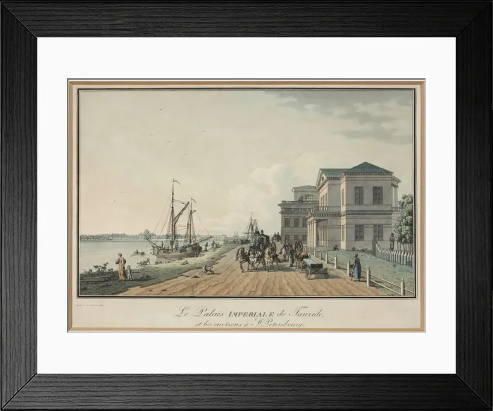 Framed Print : View of the Tauride Palace Framed Print : View of the Tauride Palace