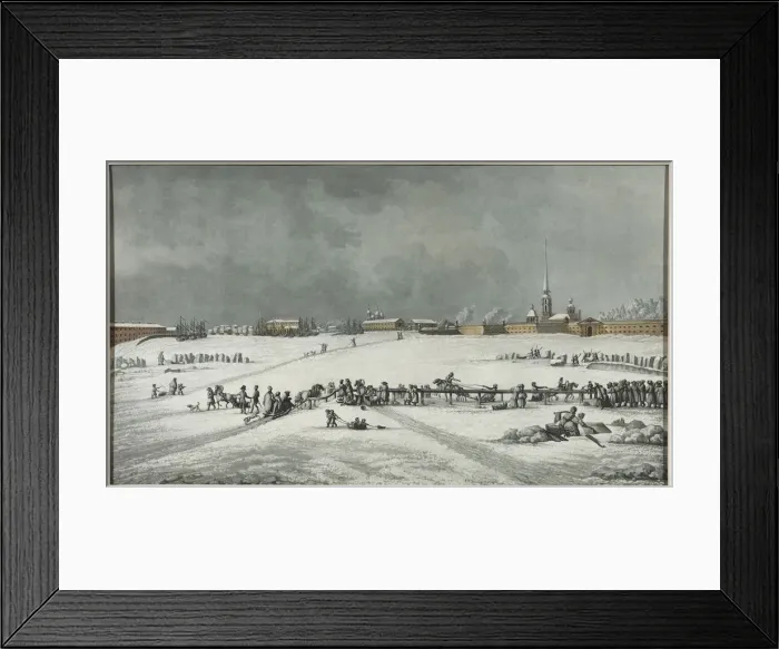 Framed Print : View of the Peter and Paul Fortress Framed Print : View of the Peter and Paul Fortress