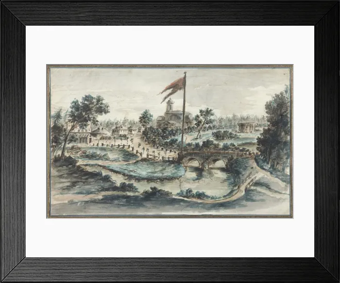 Framed Print : View of the Pavlovsk Park with the Hospital of St Mary Magdalene Framed Print : View of the Pavlovsk Park with the Hospital of St Mary Magdalene