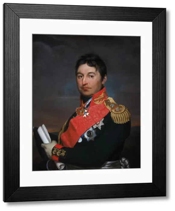 Framed Print : Portrait of General Alexander Dmitriyevich Balashov (1770-1837)