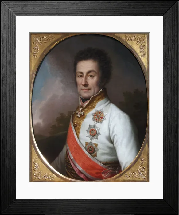 Framed Print : Portrait of General Johann Graf von Klenau (1758-1819) Framed Print : Portrait of General Johann Graf von Klenau (1758-1819)