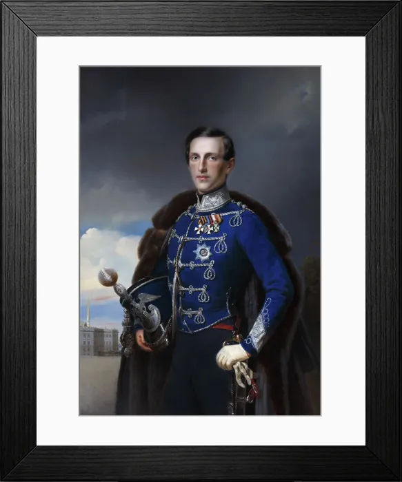 Framed Print : Portrait of Grand Duke Konstantin Nikolayevich of Russia (1827-1892) Framed Print : Portrait of Grand Duke Konstantin Nikolayevich of Russia (1827-1892)