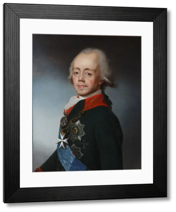 Framed Print : Portrait of the Emperor Paul I of Russia (1754-1801) Framed Print : Portrait of the Emperor Paul I of Russia (1754-1801)