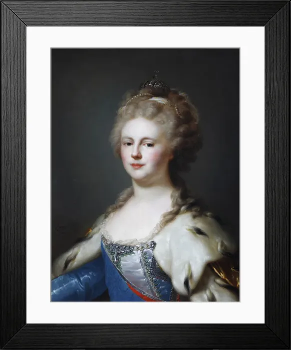 Framed Print : Portrait of Empress Maria Feodorovna (Sophie Dorothea of Wurttemberg) (1759-1828) Framed Print : Portrait of Empress Maria Feodorovna (Sophie Dorothea of Wurttemberg) (1759-1828)