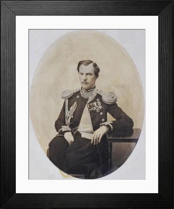 Framed Print : Count Vladimir Vasilyevich Levashov (1834-1898), 1858 Framed Print : Count Vladimir Vasilyevich Levashov (1834-1898), 1858