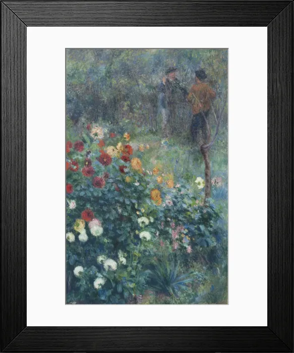 Framed Print : The Garden in the Rue Cortot, Montmartre, 1876 Framed Print : The Garden in the Rue Cortot, Montmartre, 1876