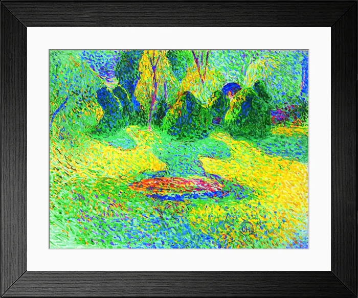 Framed Print : In the Garden of Pretzfeld Castle, 1905 Framed Print : In the Garden of Pretzfeld Castle, 1905