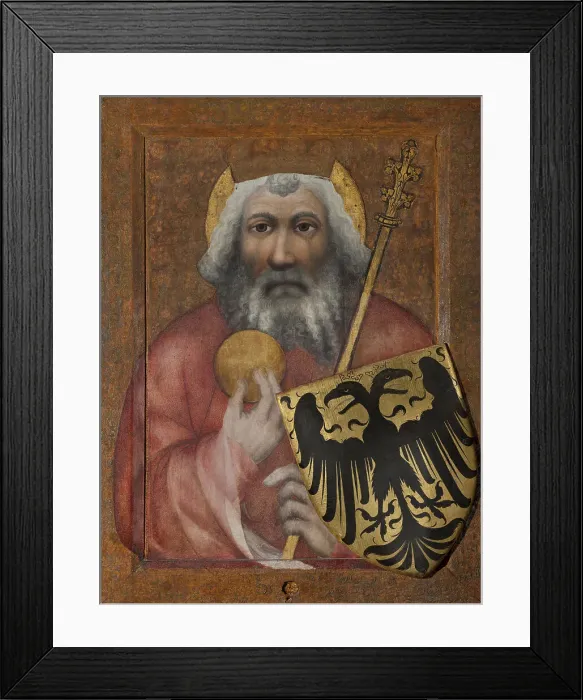 Framed Print : Charles the Great, King of the Franks, 1360-1364 Framed Print : Charles the Great, King of the Franks, 1360-1364